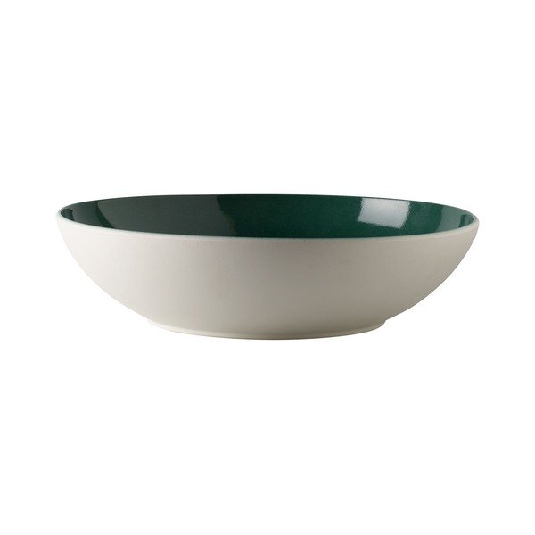 Baltos ir žalios spalvos porcelianinis serviravimo indas Villeroy & Boch Uni, ⌀ 26 cm-image-2