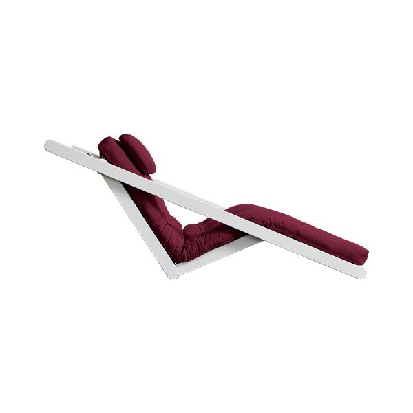 Kintama poilsio kėdė Karup Design Figo White/Bordeaux-image-2
