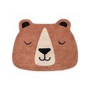 Skalbiamas/rankų darbo rudos spalvos iš medvilnės vaikiškas kilimas 101x120 cm Snuggle Benni – Hanse Home