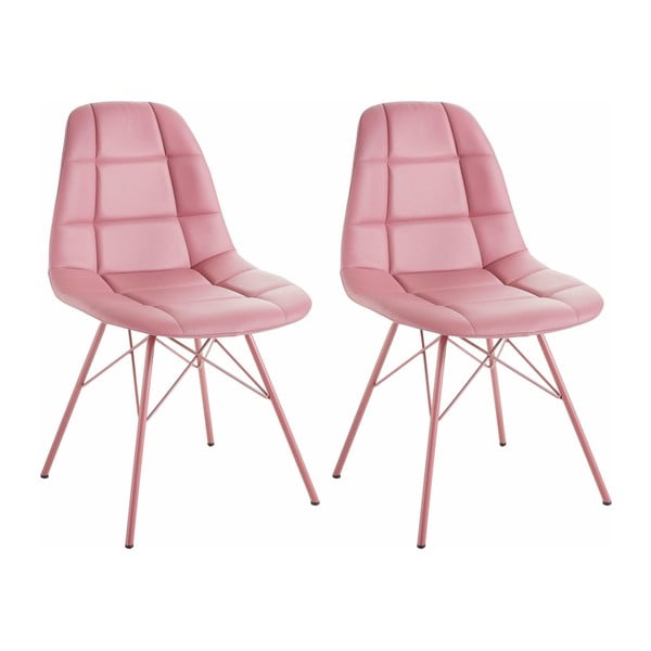 2 rožinių kėdžių rinkinys "Støraa Sting