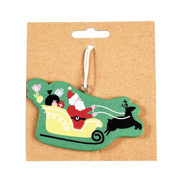 Rex London Sleigh medinis medžio papuošalas-image-2
