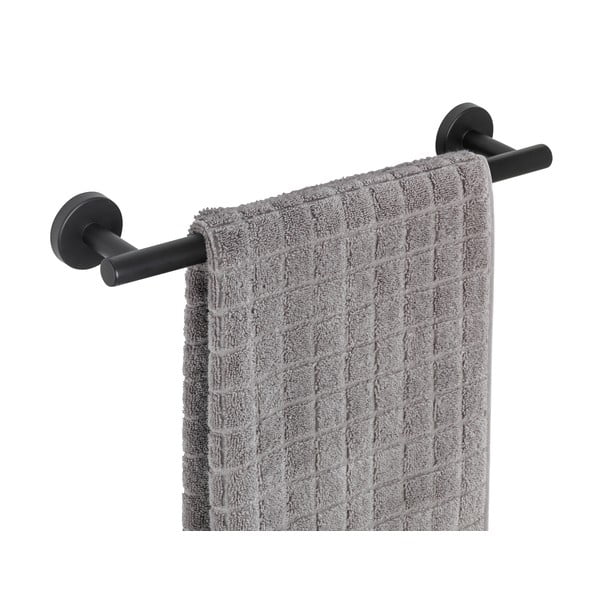 Sieninis iš nerūdijančio plieno rankšluosčio laikiklis matinės juodos spalvos Bosio – Wenko-image-2