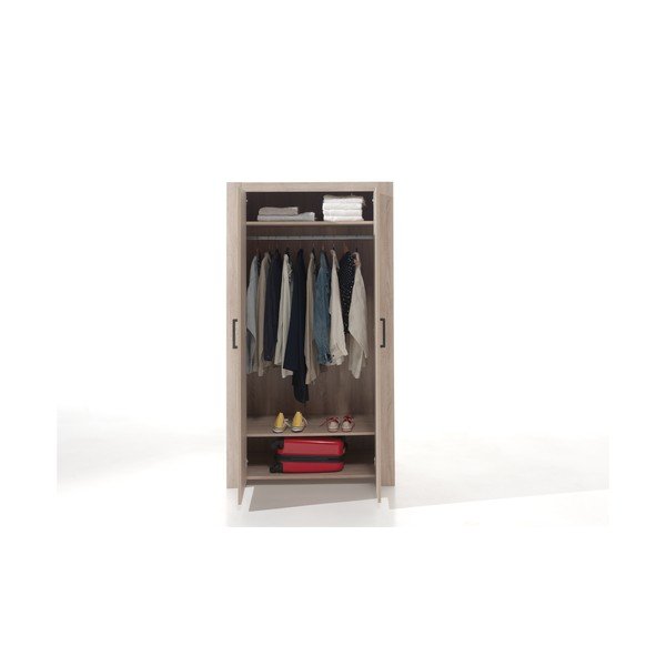 Ruda spintelė "Vipack Aline Wood", aukštis 200 cm-image-1