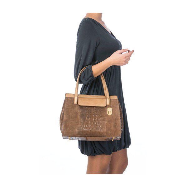Croco Taupe odos rankinė-image-3