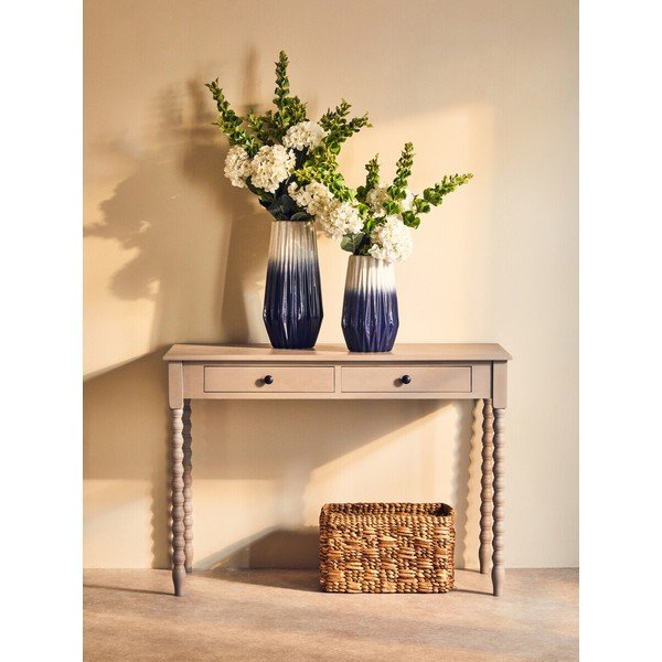 Iš pušies masyvo rašomasis stalas 48x107 cm Heritage – Premier Housewares-image-3
