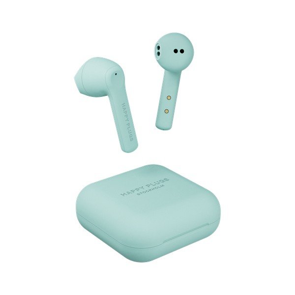 Happy Plugs Air 1 Go belaidės mėtų spalvos ausinės-image-4
