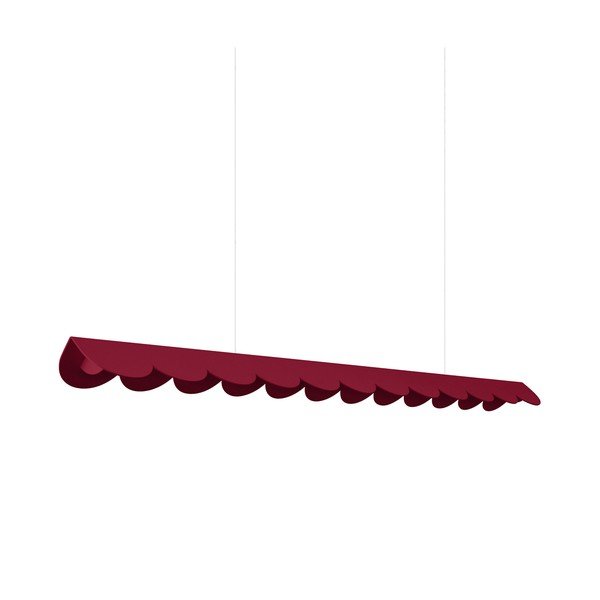 Bordo spalvos iš aliuminio kabantis šviestuvas LED BISCUIT – Thoro