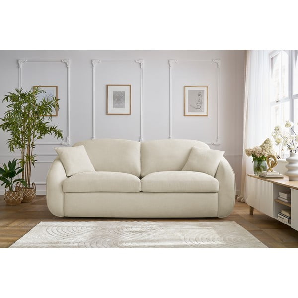 Sulankstoma sofa smėlio spalvos 235 cm Cezanne – Bobochic Paris-image-1