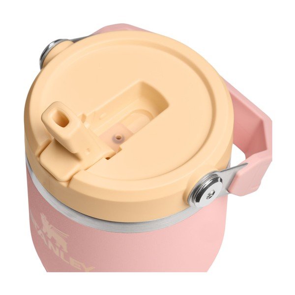 Persikų spalvos iš nerūdijančio plieno termosas 600 ml IceFlow™ Flip Straw 2.0 Tumbler Peach Rose – Stanley-image-2