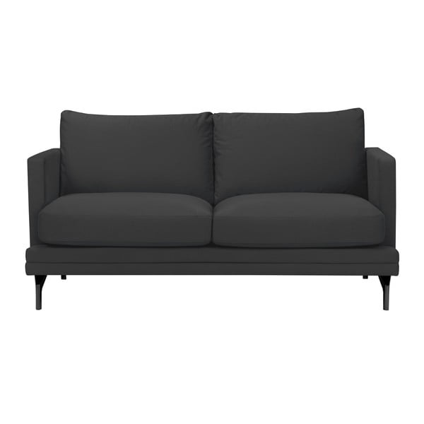 Tamsiai pilka sofa su juodos spalvos atramomis kojoms "Windsor & Co Sofos Jupiter
