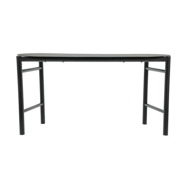 Juodos spalvos metalinis sodo suoliukas Disc – Zone