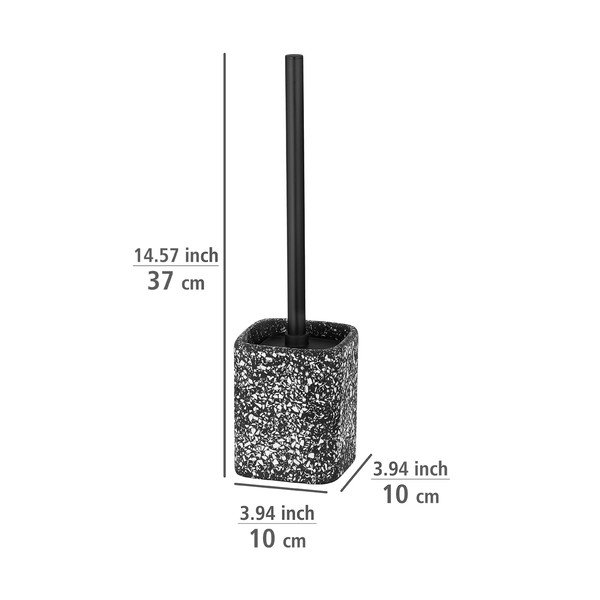 Juodas tualeto šepetys Wenko Terrazzo-image-2
