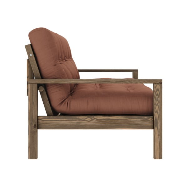 Sulankstoma sofa oranžinės spalvos/rudos spalvos 205 cm Knob – Karup Design-image-3