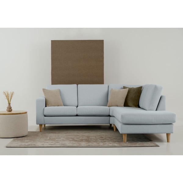 Kampinė sofa pilkos spalvos (su dešiniuoju kampu) Focus – Scandic-image-1