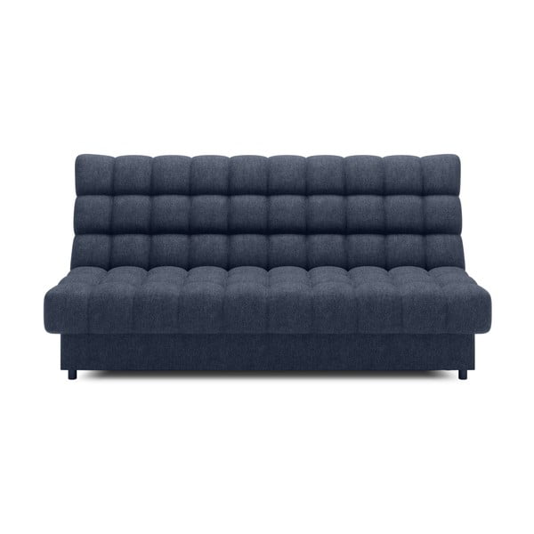 Mėlynos spalvos iš šenilinio audinio sulankstoma/su sandėliavimo vieta sofa 197 cm Clareta – ELTAP