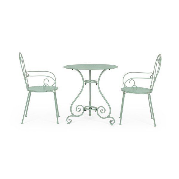 Iš plieno apvalios formos sodo šoninis staliukas ø 70 cm Etienne – Bizzotto-image-4