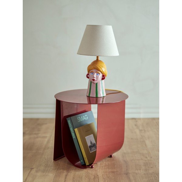 Iš metalo apvalios formos šoninis stalas ø 43 cm Cher – Bloomingville-image-1