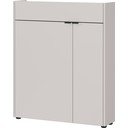 Kreminės spalvos matinis spintelė 83x99x22 cm Ameca – Germania