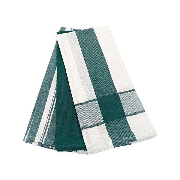 Iš medvilnės virtuvės rankšluosčiai 3 vnt. 45x70 cm Vafle – JAHU collections