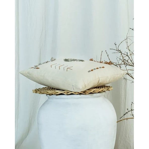 Iš medvilnės mišinio dekoratyvinis pagalvės užvalkalas 45x45 cm – Mila Home-image-1