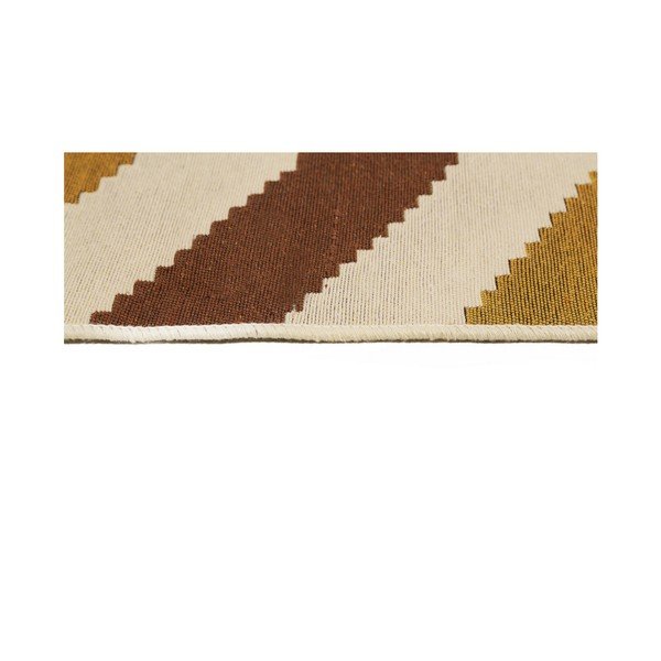 Rudas kilimas ZigZag Brown, 80 x 150 cm-image-3