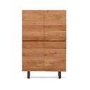 Natūralios spalvos iš akacijos masyvo šoninė spintelė 100x155x40,5 cm Uxue – Kave Home