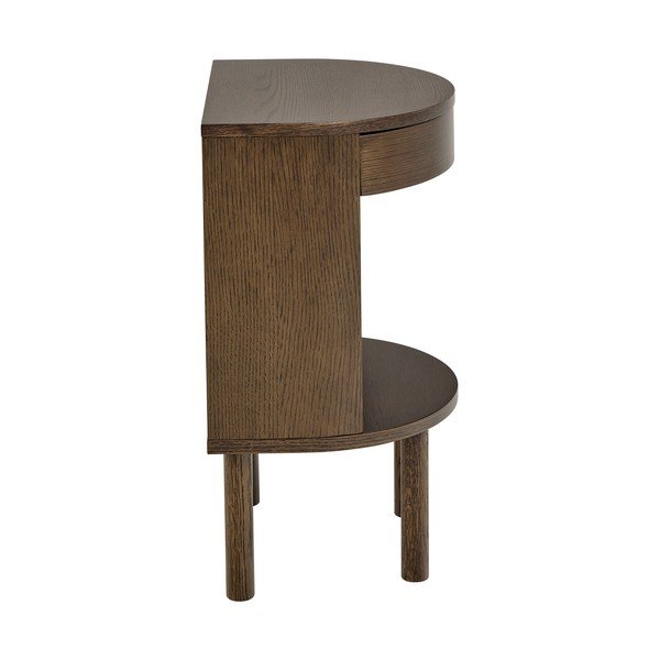 Tamsios natūralios spalvos naktinis staliukas iš ąžuolo Paron – Actona-image-4