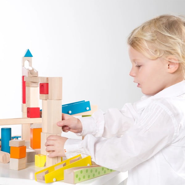 Medinis rutulinis takelis Marble Run – Roba-image-1