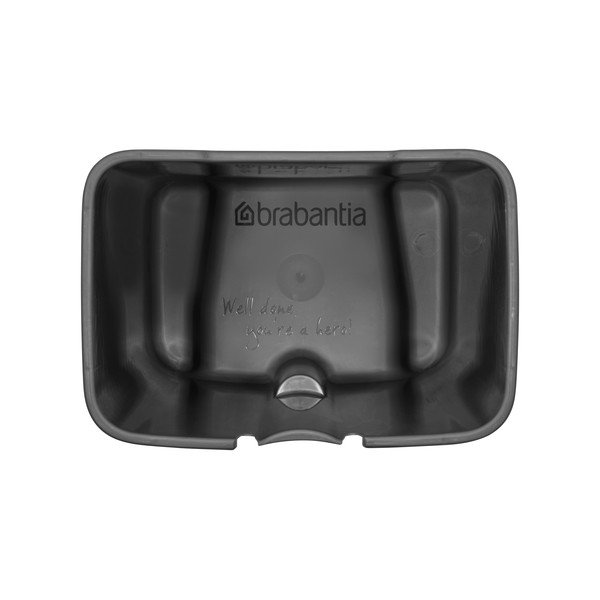 Matinės sidabrinės spalvos šiukšliadėžė iš plieno su pedalu 7 l Bo – Brabantia-image-3