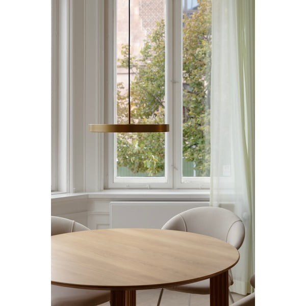 Kabantis šviestuvas auksinės spalvos LED ø 43 cm su metaliniu gaubtu Asteria Medium – UMAGE-image-1