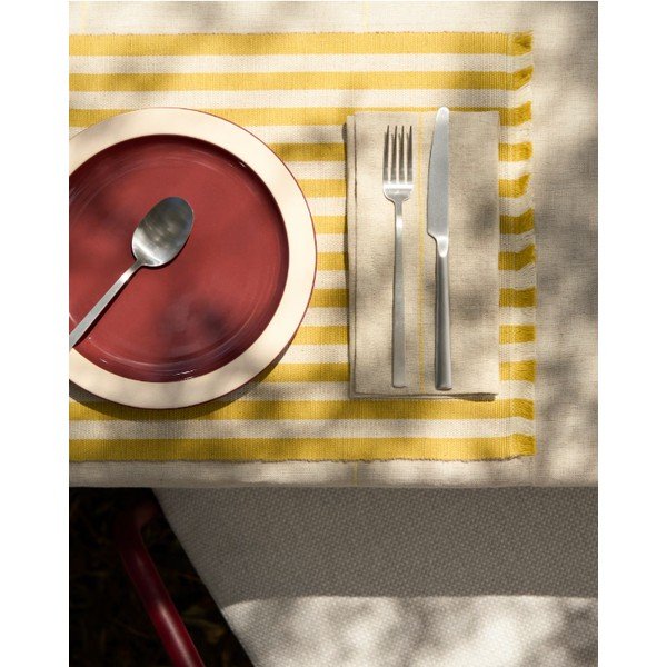 Iš tekstilės/iš džiuto padėkliukai 2 vnt. 35x50 cm Daltan – Kave Home-image-1
