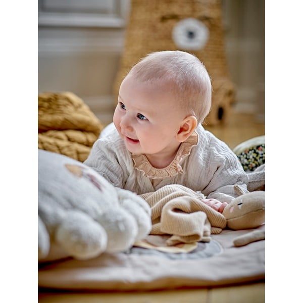 Vaikiškas pledas rudos spalvos 130x160 cm Fall – Bloomingville Mini-image-4