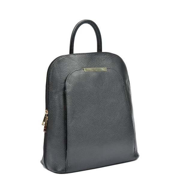 Juoda odinė moteriška kuprinė Renata Corsi Sofia-image-1