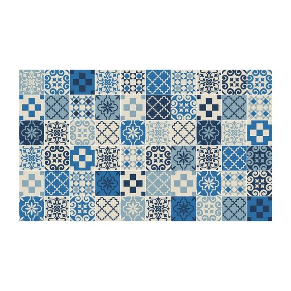 60 sieninių lipdukų rinkinys Ambiance Wall Decal Cement Tiles Azulejos Caralinera, 15 x 15 cm-image-2
