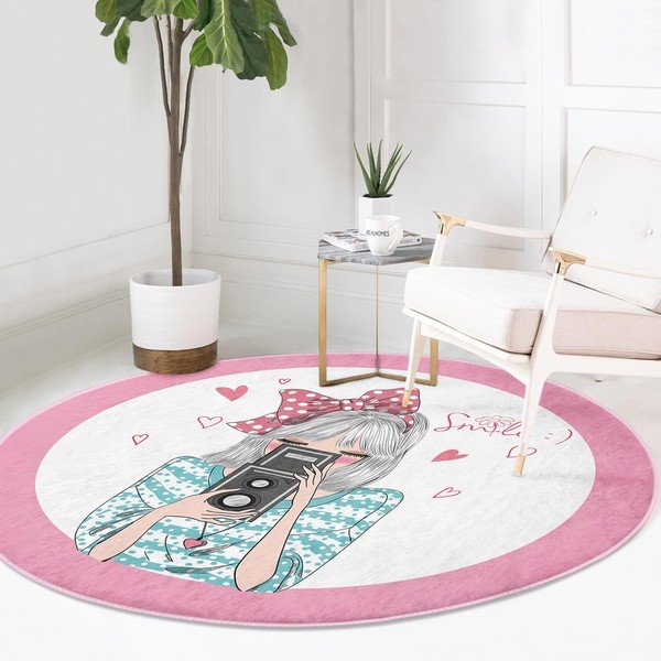 Vaikiškas kilimas ø 80 cm Comfort – Mila Home-image-4