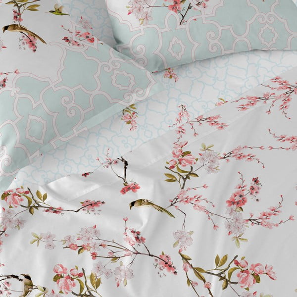 Medvilninė paklodė Happy Friday Basic Sakura, 140 x 200 cm-image-4