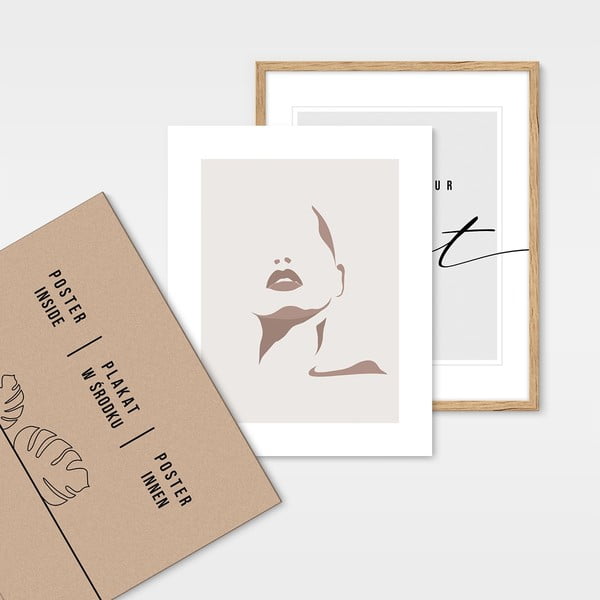 Paveikslai 3 vnt. 42x52 cm – knor-image-1