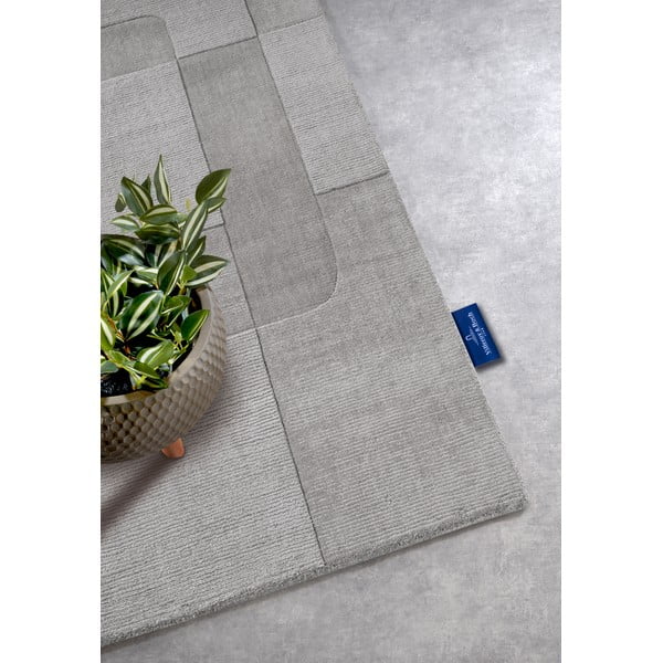 Rankų darbo iš vilnos kilimas pilkos spalvos 80x250 cm Charlotte – Villeroy&Boch-image-2