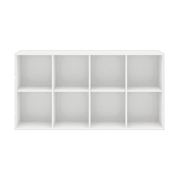 Baltos spalvos modulinė lentynų sistema 136x69 cm Mistral Kubus - Hammel Furniture