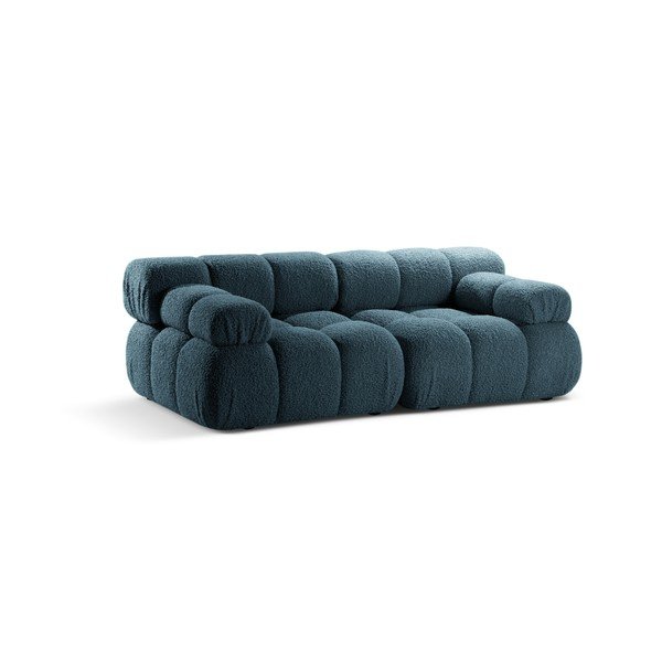 Smaragdinės spalvos sofa iš boucle 188 cm – Micadoni -image-1