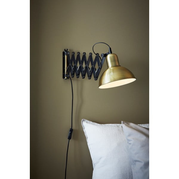 Sieninė lempa auksinės spalvos Riggs – Markslöjd-image-1