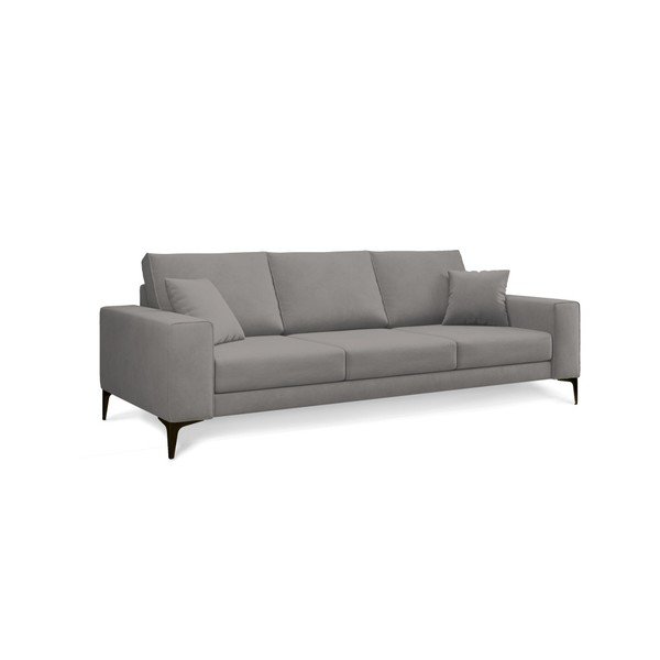 "Cosmopolitan Design Lugano" pilka sofa, 239 cm-image-1