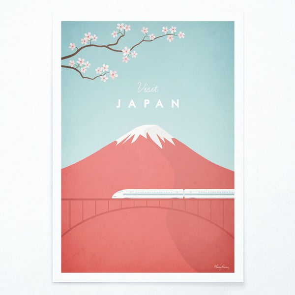 Plakatas Travelposter Japan, 30 x 40 cm
