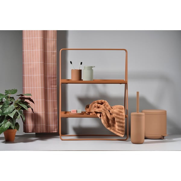 Rudos ir oranžinės spalvos plieninė lentyna Zone A-Table Amber-image-3