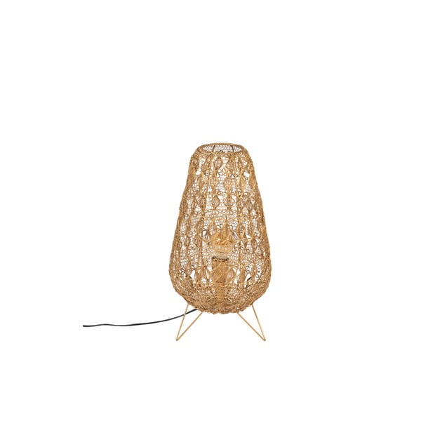 Smėlio spalvos stalinė lempa "Dutchbone Filo", aukštis 50 cm