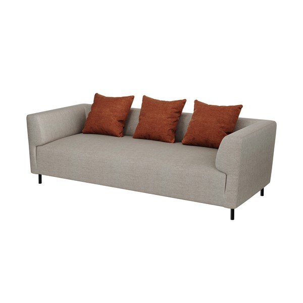 Pilkos ir smėlio spalvos sofa Ghado Nosto-image-2