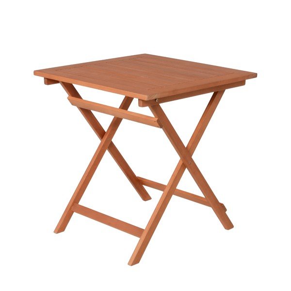 Iš eukalipto masyvo sodo valgomojo stalas 70,5x70,5 cm Pasaneda – Garden Pleasure-image-2
