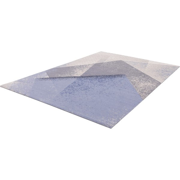 Kilimas iš vilnos šviesiai mėlynos spalvos 200x300 cm Folds – Agnella-image-4