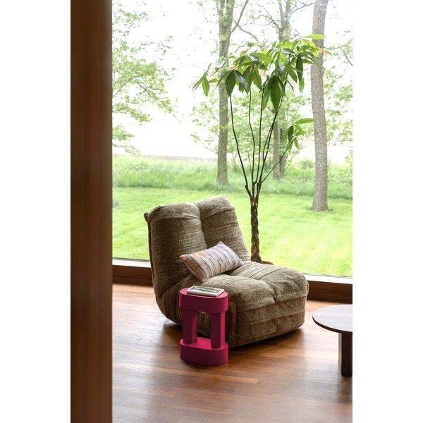 Rudos spalvos atlošiamas atpalaiduojantis krėslas Hamilton – Dutchbone-image-3