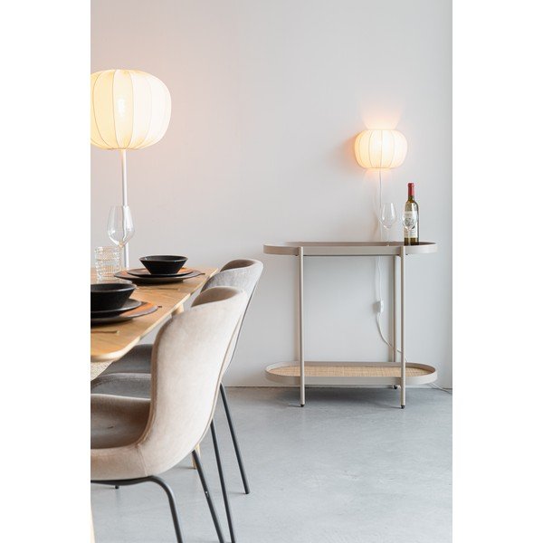Konsolinis staliukas smėlio spalvos 39x85 cm Amaya – White Label-image-1